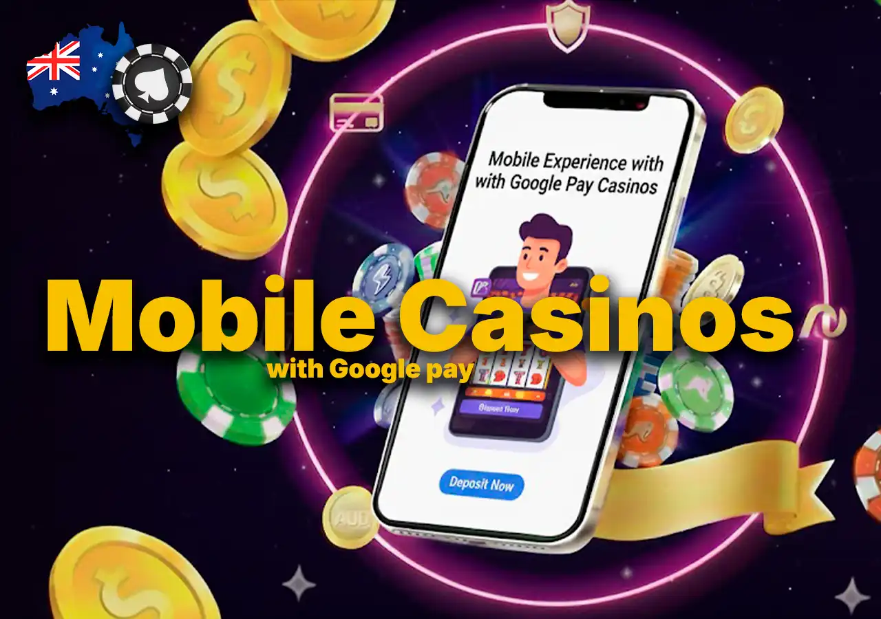 Mobile casino experience using Google Pay
