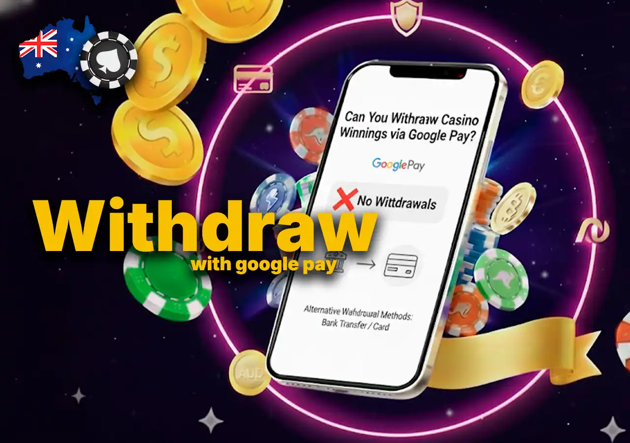 Withdrawing casino winnings using Google Pay